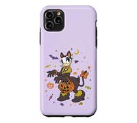 Carcasa para iPhone 11 Pro Max Disney Daisy Duck Halloween Black Cat Trick-or-Treat Icons