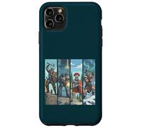 Carcasa para iPhone 11 Pro MAX Diverse Warriors: Pintura vikinga Romana en Miniatura