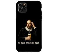 Carcasa para iPhone 11 Pro MAX Divertida Cerveza Shakespeare Beber Bar Vintage Fiesta Humor Regalo