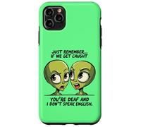 Carcasa para iPhone 11 Pro MAX Divertida Ropa de Humor de Guilty Alien Duo, Solo Recuerda los dichos