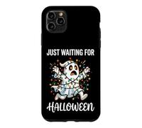 Carcasa para iPhone 11 Pro MAX Divertidas Luces de Navidad Fantasmas Esperando Halloween