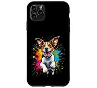 Carcasa para iPhone 11 Pro MAX Divertido Arte de Jack Russell Dog Splash Lovers
