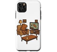 Carcasa para iPhone 11 Pro MAX Divertido Capybara Gamer Meme Cozy Animal Gaming Broma Juego Retro