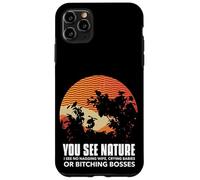 Carcasa para iPhone 11 Pro MAX Divertido Caza Ves Naturaleza No Veo Nagging Esposa