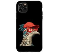 Carcasa para iPhone 11 Pro MAX Divertido Correcaminos Gafas Sol Chaparral Ave Ilustración