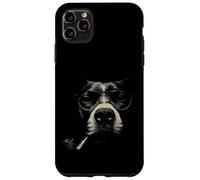 Carcasa para iPhone 11 Pro MAX Divertido diseño Intelectual para Amantes de los Perros