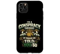 Carcasa para iPhone 11 Pro MAX Divertido Diseño Retro para Teóricos de Conspiraciones