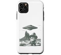 Carcasa para iPhone 11 Pro MAX Divertido gnomo del Desierto OVNI Alien Western Encounter Design