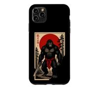 Carcasa para iPhone 11 Pro MAX Divertido Guerrero Japonés Mono con Faja Sarcástico