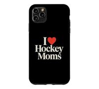 Carcasa para iPhone 11 Pro MAX Divertido I Love Hockey Mamás Deportes Romance Admirador Fan Humor