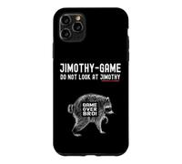 Carcasa para iPhone 11 Pro MAX Divertido Jimothy Juego No Mires Al Mapache Gamer Meme Ropa