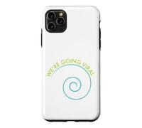 Carcasa para iPhone 11 Pro MAX Divertido Juego de Palabras de microbiología Nos Estamos volviendo virales