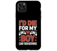 Carcasa para iPhone 11 Pro MAX Divertido Novio Jugador Muere por mi Hijo y Luego responde Broma