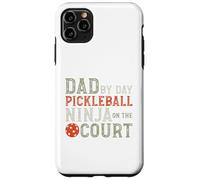 Carcasa para iPhone 11 Pro MAX Divertido Pickleball Dad Pickleball Ninja para Hombre