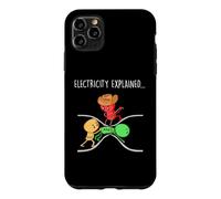 Carcasa para iPhone 11 Pro MAX Divertido Profesor de Física Electricidad Explicó Científico