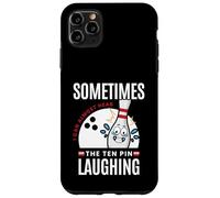 Carcasa para iPhone 11 Pro MAX Divertido Regalo de Bolos Sometimes I Hear Ten Pin Laughing