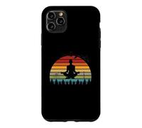 Carcasa para iPhone 11 Pro MAX Divertidos Instructores de Yoga para meditación, diseño Retro