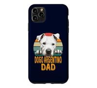 Carcasa para iPhone 11 Pro MAX Dogo Argentino Dog Dad Retro Vintage Mis Perros Son Mi Cardio