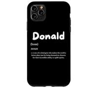 Carcasa para iPhone 11 Pro MAX Donald Definition Personalized Trump Name Costume For Donald