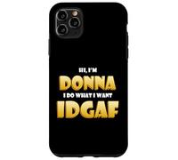 Carcasa para iPhone 11 Pro MAX Donna Joke Idgaf Meme Funny Halloween Costume For Donnas