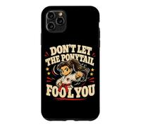 Carcasa para iPhone 11 Pro MAX Don't Let The Ponytail Fool You Karate Girls Cinturón Negro