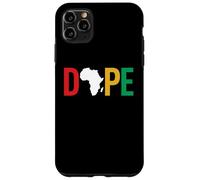 Carcasa para iPhone 11 Pro MAX Dope Africa Map Juneteenth Pan African Pride