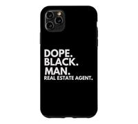 Carcasa para iPhone 11 Pro MAX Dope Black Man Agente inmobiliario Orgullo afroamericano
