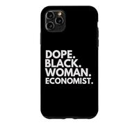 Carcasa para iPhone 11 Pro MAX Dope Black Woman Economista Economistas afroamericanos