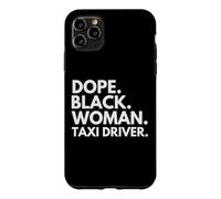 Carcasa para iPhone 11 Pro MAX Dope Black Woman Taxi Driver Afroamericano Taxi Conductores