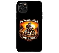 Carcasa para iPhone 11 Pro MAX Dos Ruedas One Life Make It Count Dirt Bike Rider Moto