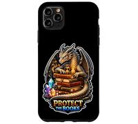 Carcasa para iPhone 11 Pro MAX Dragon Library Guardian Mantiene Las Historias seguras