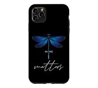 Carcasa para iPhone 11 Pro MAX Dragonfly Mind Matters Mental Health Mindset Libélulas