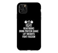Carcasa para iPhone 11 Pro MAX Drink Protein Shake Read Books Lift Weights Fight Fascism