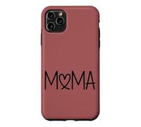 Carcasa para iPhone 11 Pro MAX Dusty Rose - Mama Heart Lettering Minimalista Motherhood Love