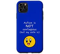 Carcasa para iPhone 11 Pro MAX El Autismo no es contagioso Mi Sonrisa Tea Neurodiversidad Aceptar