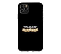 Carcasa para iPhone 11 Pro MAX El Color Bronceado no Puede coincidir con la mentalidad Tan Graphic