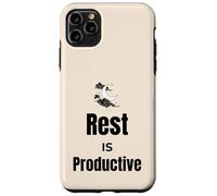 Carcasa para iPhone 11 Pro MAX El Descanso es motivación productiva de autocuidado para el Bienestar de Las Mujeres