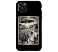 Carcasa para iPhone 11 Pro MAX El Gato Selfie Tarot Carta OVNI Alien Sci Fi Parodia Invasión