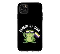 Carcasa para iPhone 11 Pro MAX El género es una estafa Rana no binaria