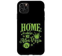 Carcasa para iPhone 11 Pro MAX El hogar es Donde mi Aloe Vera es Medicinal Planta