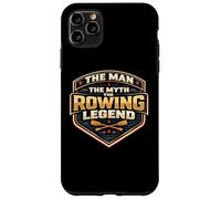 Carcasa para iPhone 11 Pro MAX El Hombre El Mito La Leyenda del Remo Entrenador Atleta Broma Divertida