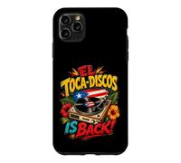 Carcasa para iPhone 11 Pro MAX El Toca-Discos está de Vuelta Boricua Retro Vinyl DJ Vibes