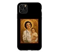 Carcasa para iPhone 11 Pro MAX Elegante Icono católico de Santa Gianna Beretta Molla