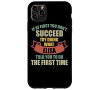 Carcasa para iPhone 11 Pro MAX Elisa Personalized Name Shirt Elisa First Name