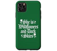 Carcasa para iPhone 11 Pro MAX Ella Es Flores Silvestres Y Cielos Oscuros - Mujer Nature Garden