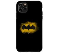 Carcasa para iPhone 11 Pro MAX Emblema de Noche de héroe Amarillo con Logotipo de Batman