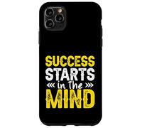 Carcasa para iPhone 11 Pro MAX Emprendedor Motivacional Diciendo Que el éxito Comienza en la Mente