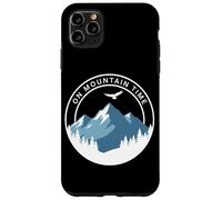 Carcasa para iPhone 11 Pro MAX En Montaña Tiempo Senderismo Rutas Vintage Camping Naturaleza Bosque