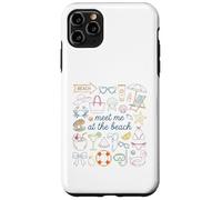 Carcasa para iPhone 11 Pro MAX Encuéntrame en la Playa Vibes de Vacaciones de Verano