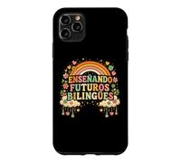 Carcasa para iPhone 11 Pro MAX Ensenando Futuros Bilingües Profesor de Lengua Dual